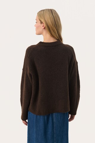 Pull-over 'Lulya' Part Two en marron