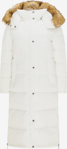 Manteau d’hiver MYMO en blanc : devant