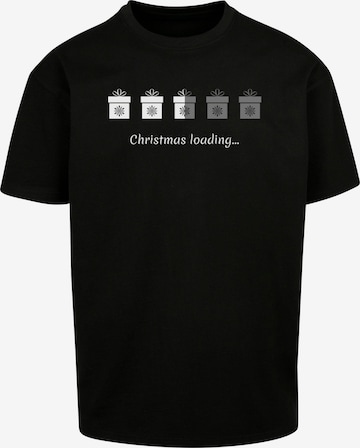 T-Shirt 'Christmas Gifts Loading' Merchcode en noir : devant