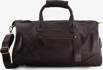 VENEZIA Weekender in Brown: front