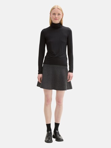 TOM TAILOR DENIM Shirt in Schwarz