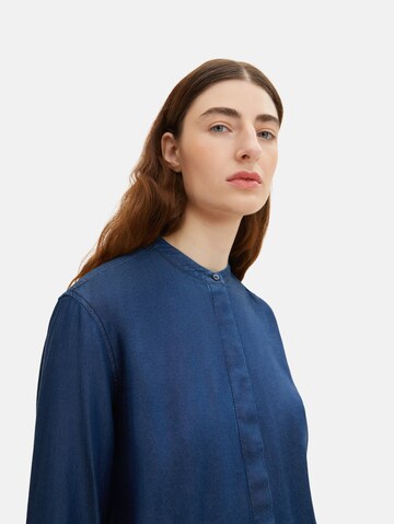 TOM TAILOR Blouse in Blue