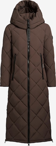 Geacă de iarnă ' GENTI ' de la khujo pe maro: față