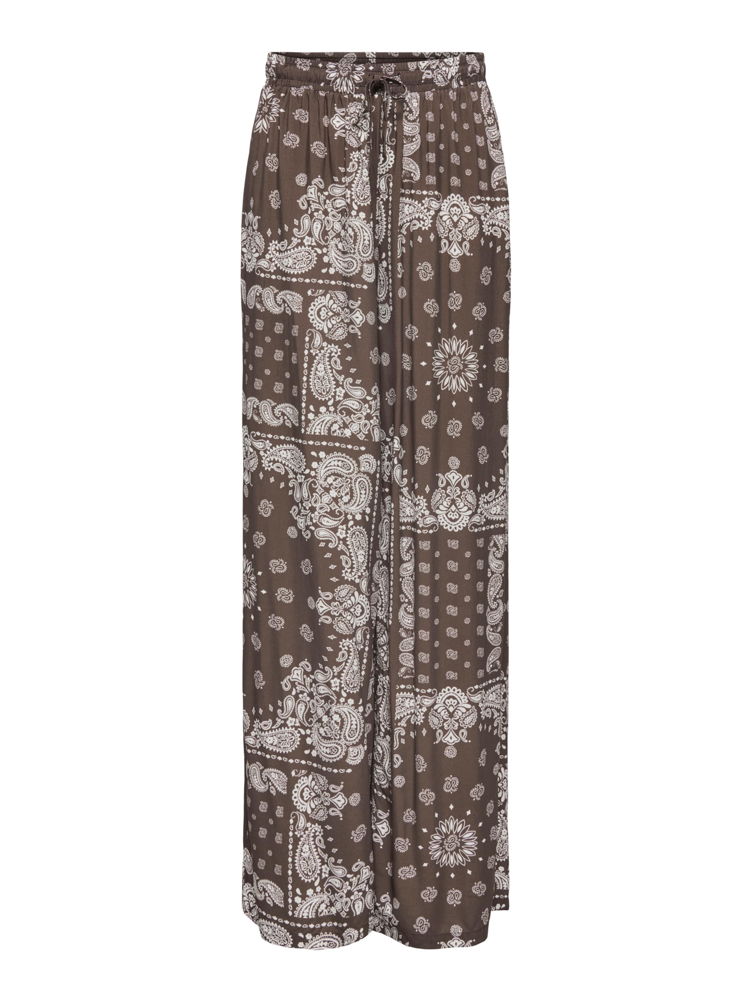 ONLY Wide leg Παντελόνι 'ONLKAVI' σε καφέ: μπροστά