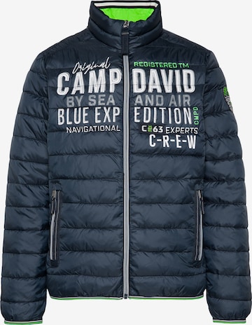 CAMP DAVID Tussenjas in Blauw: voorkant