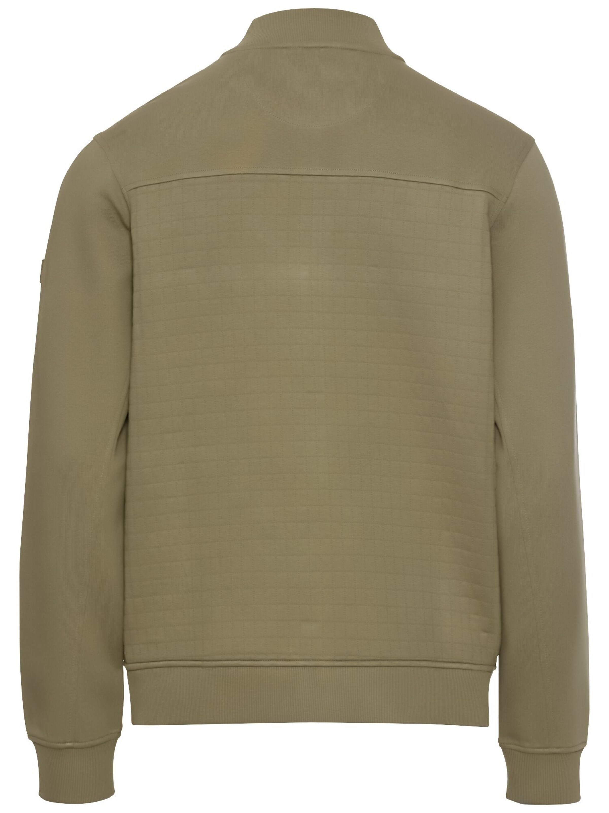 CAMEL ACTIVE Zip-Up Hoodie in Green