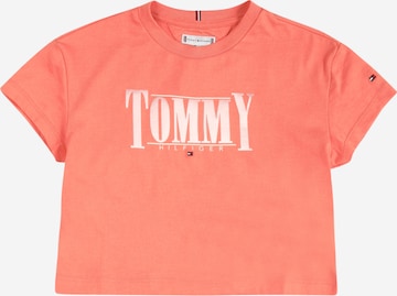TOMMY HILFIGER Tričko – oranžová: přední strana
