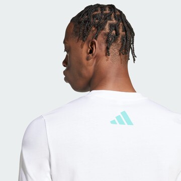 ADIDAS PERFORMANCE Functioneel shirt 'Mercedes - AMG Petronas Formula One Team DNA' in Wit