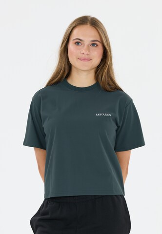 Les'Arcs Shirt 'Jerety' in Groen: voorkant