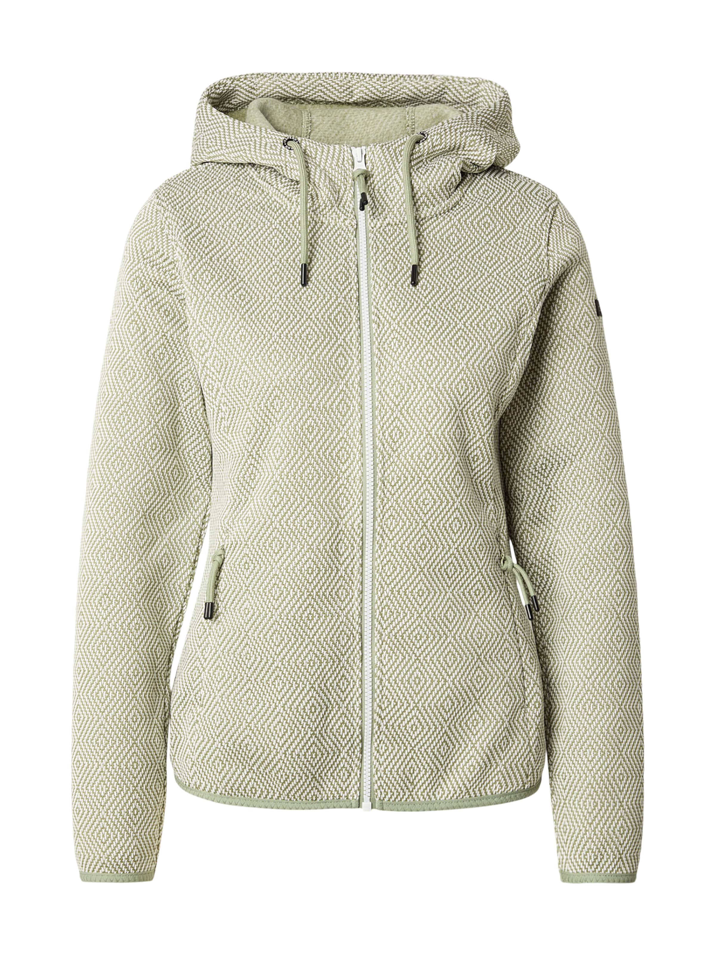 ICEPEAK Функционално поларено яке 'ADRIAN' в зелено: отпред