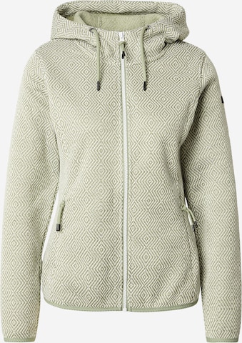 ICEPEAK Функционално поларено яке 'ADRIAN' в зелено: отпред