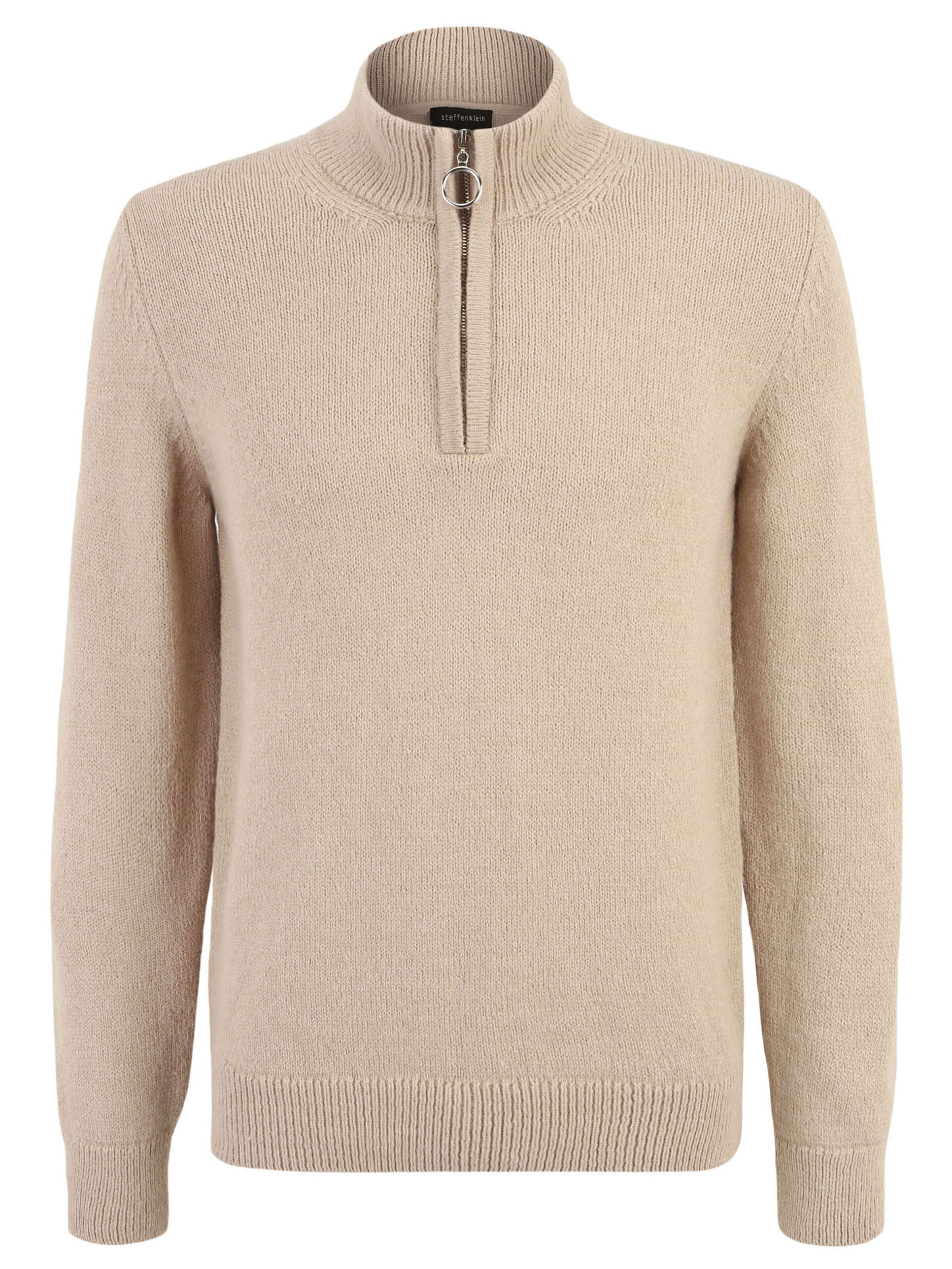 Steffen Klein Trui in Beige: voorkant