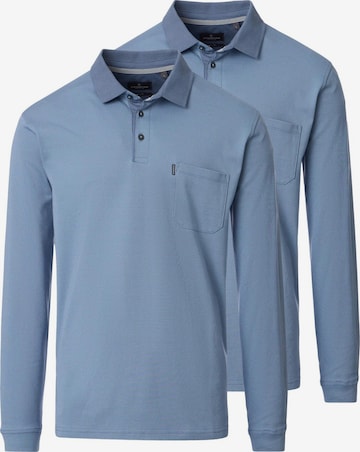 CASAMODA Shirt 'Basic' in Blau: Vorderseite