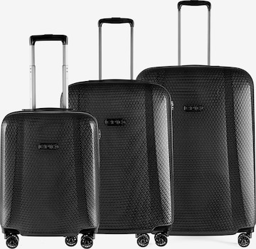 Epic Suitcase Set in Black: front