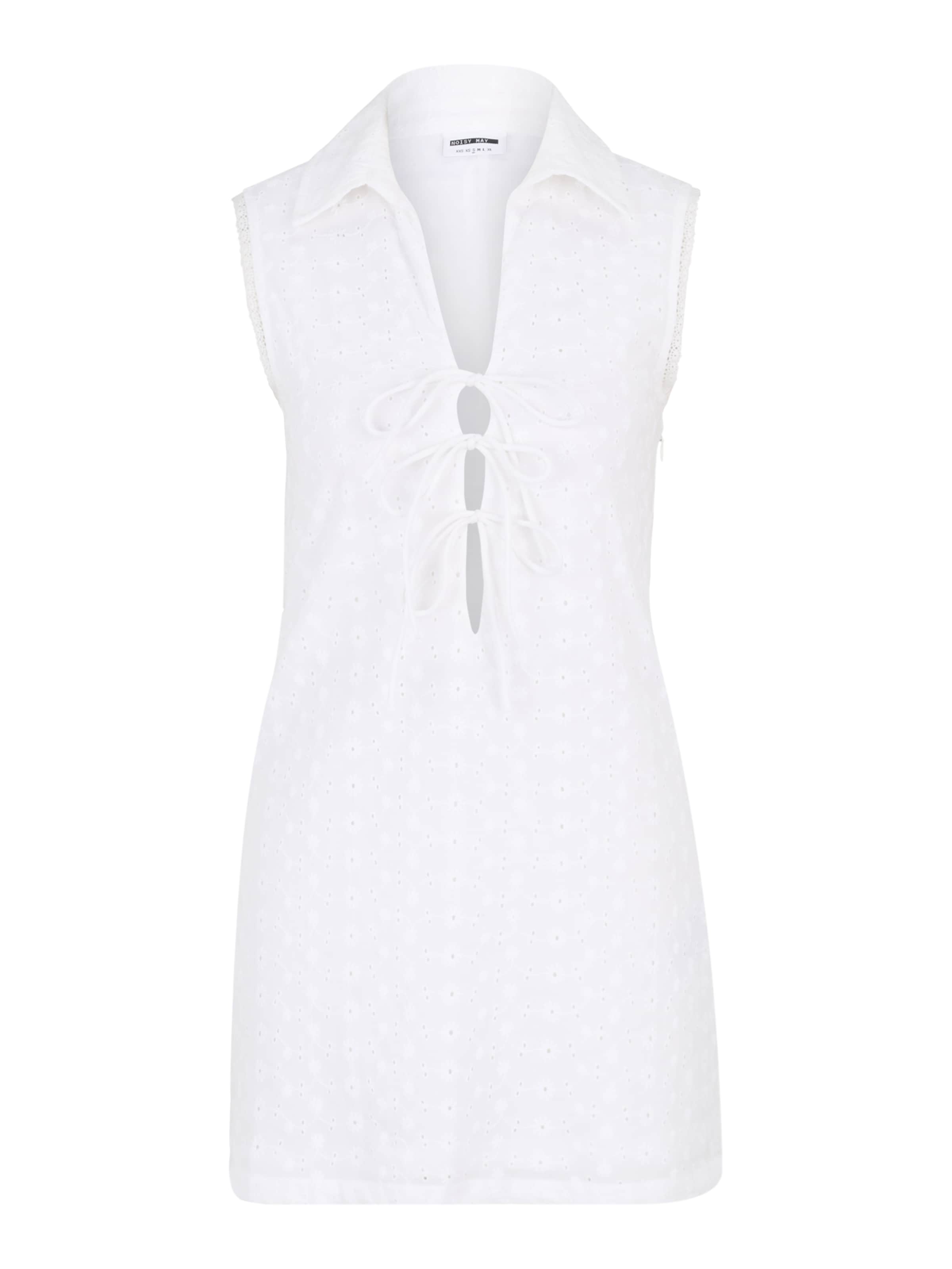 Noisy May Petite Платье 'NMSOMMER' в Белый: спереди