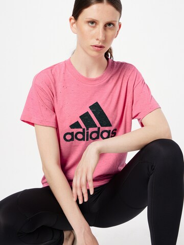 rozā ADIDAS PERFORMANCE Sporta krekls 'Future Icons Winners 3.0'