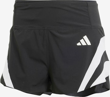 ADIDAS PERFORMANCE Slimfit Urheiluhousut 'ADIZERO' värissä musta: etupuoli
