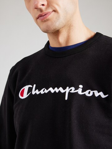 Champion Authentic Athletic Apparel Sweatshirt in Black