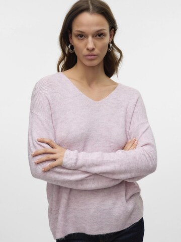 VERO MODA Trui 'LEFILE' in Roze