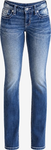 Bootcut Jean 'K1404 Jeans Mid-Rise Bootcut' Miss Me en bleu : devant