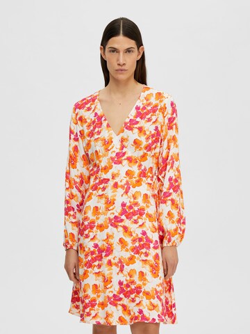 Robe 'Fiola' SELECTED en blanc : devant