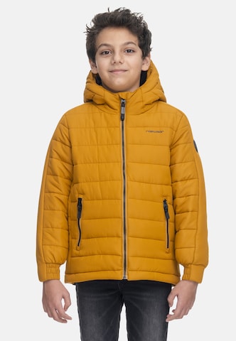 Ragwear Winter Jacket 'Coolio' in Yellow: front