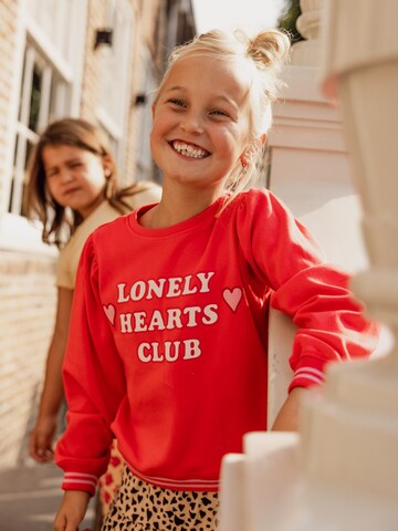 Sweat-shirt Looxs Revolution en rouge : devant
