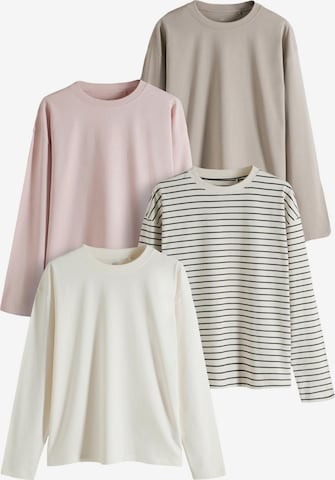 Tricou de la The Set pe bej: față