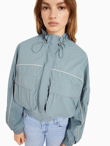 Veste mi-saison Bershka en bleu