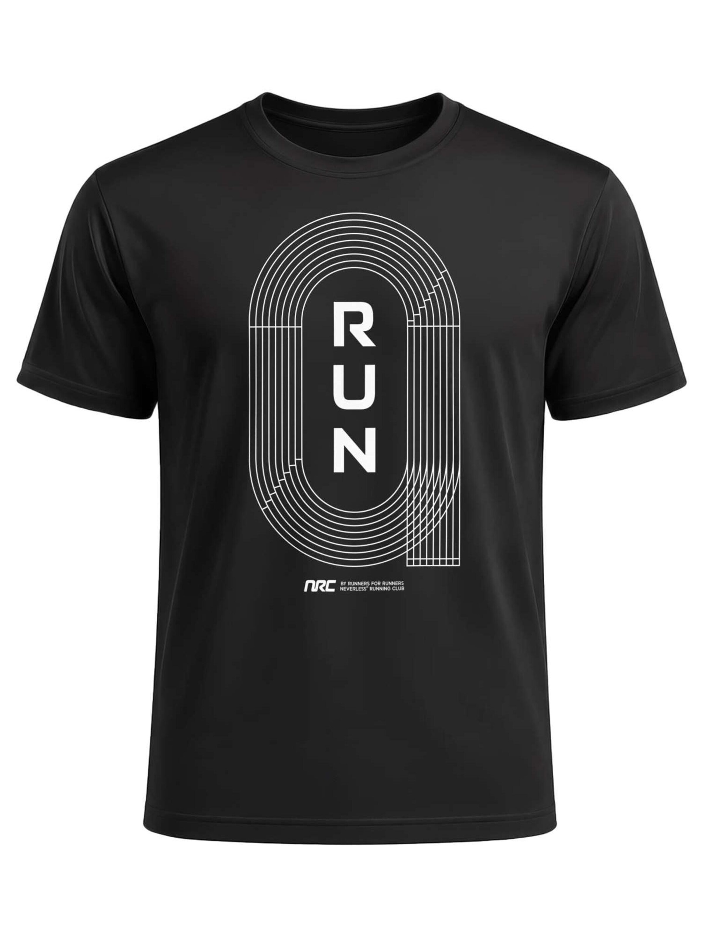Neverless Performance Shirt 'Track and Filed' in XS in Black, Item view