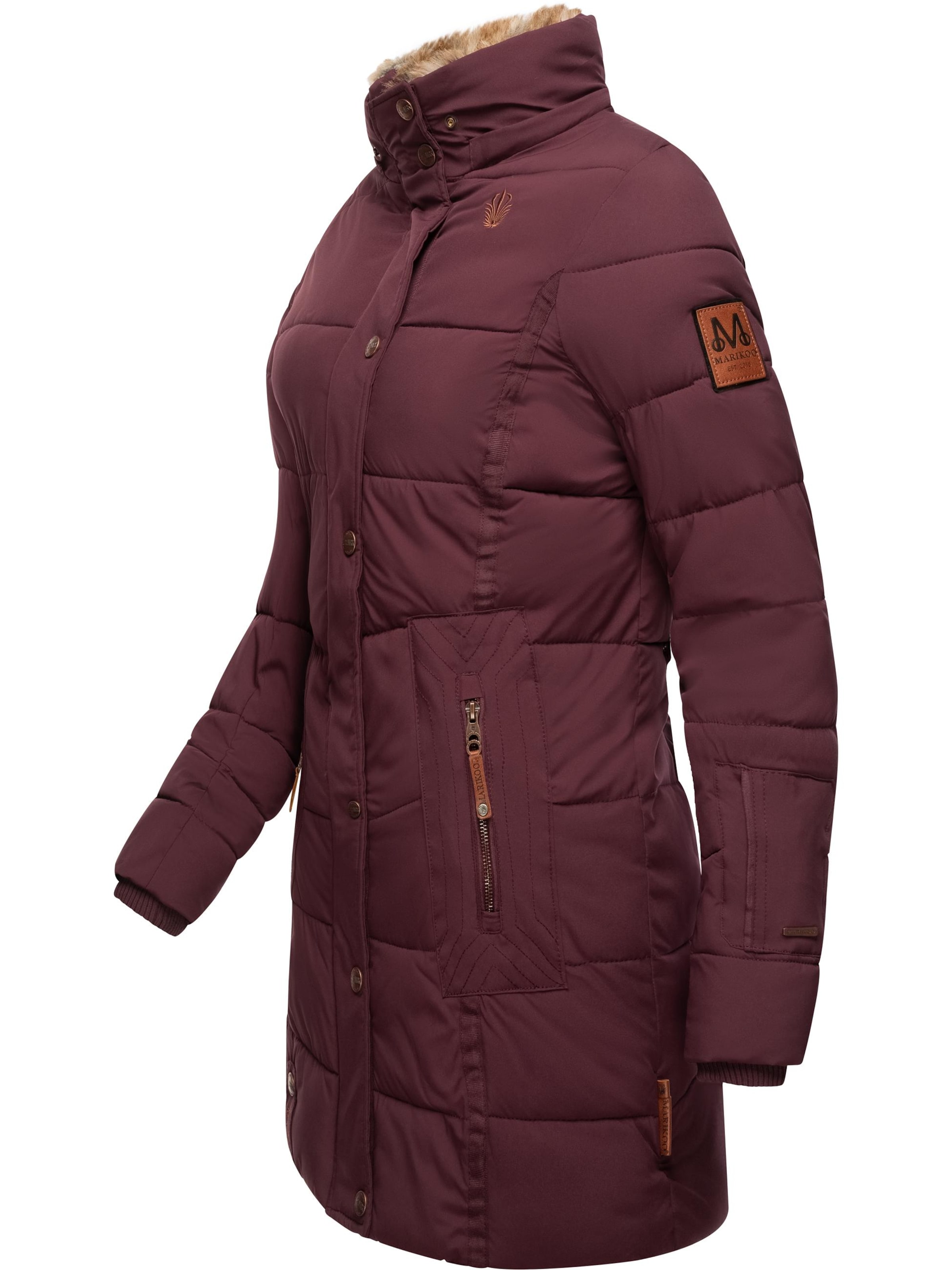 MARIKOO Winter coat in Red