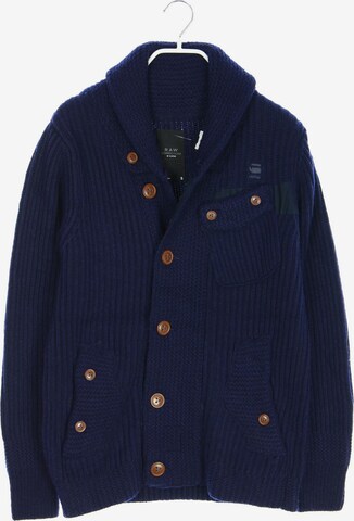 G-Star RAW Sweater & Cardigan in S in Blue: front