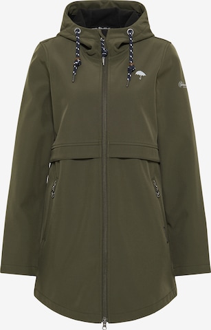 Schmuddelwedda Raincoat in Green: front