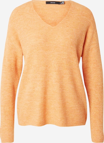 VERO MODA Trui 'LEFILE' in Oranje: voorkant