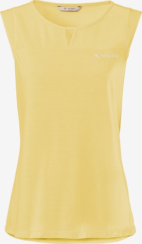 VAUDE Sports top 'Skomer' in Yellow: front