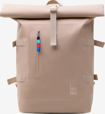 Sac à dos Got Bag en beige : devant