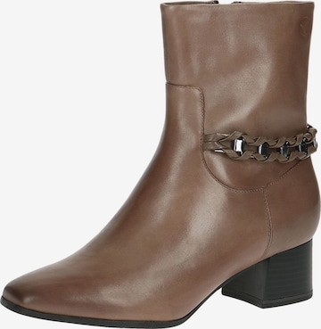 CAPRICE Ankle Boots in Brown: front