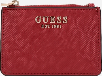 GUESS Kotelo 'LAUREL II SLG CREDIT CARD CASE' värissä punainen: etupuoli