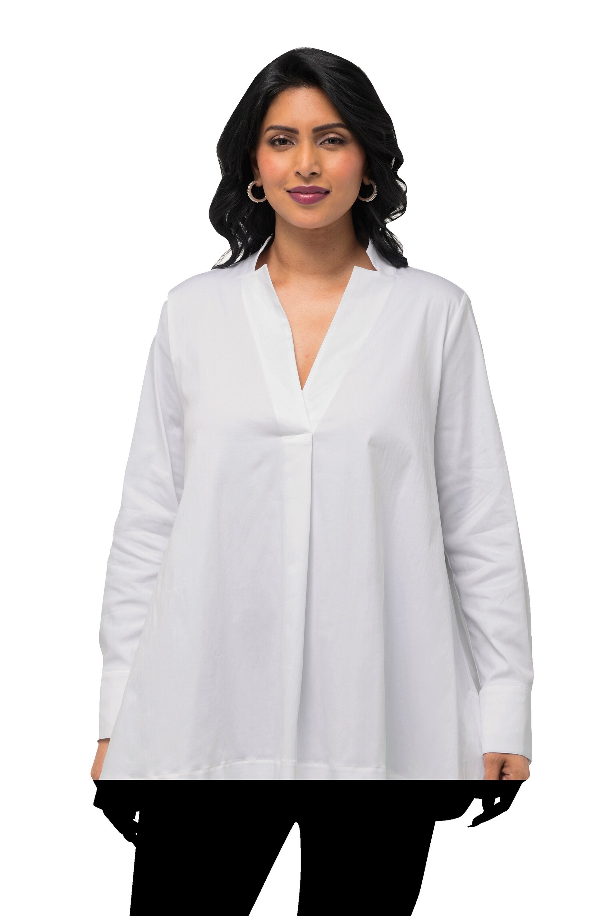 Ulla Popken Blouse in White: front
