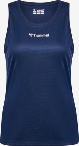 Hummel Sporttop in Blauw: voorkant