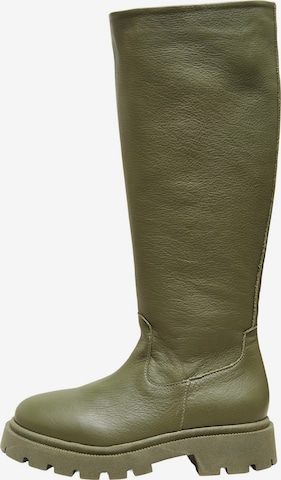 SELECTED FEMME Boots 'Emma' in Green: front