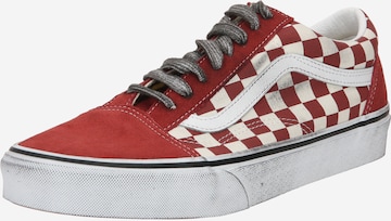 Vans old top skool red color