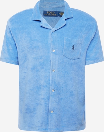 Coupe regular Chemise Polo Ralph Lauren en bleu : devant