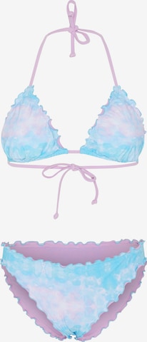 CHIEMSEE Bikini ' mit Wellenkante ' in Blue: front
