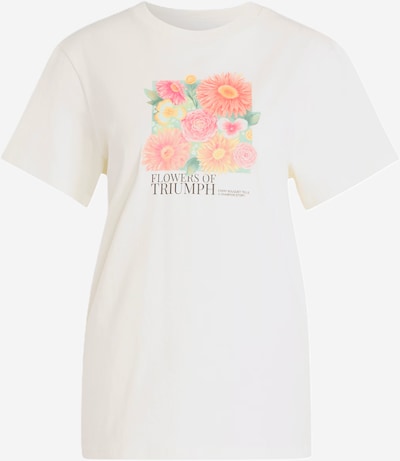 ADIDAS SPORTSWEAR Toiminnallinen paita 'Floral' koossa XXXS-XXS värissä jade / oranssi / musta / valkoinen, Tuotenäkymä