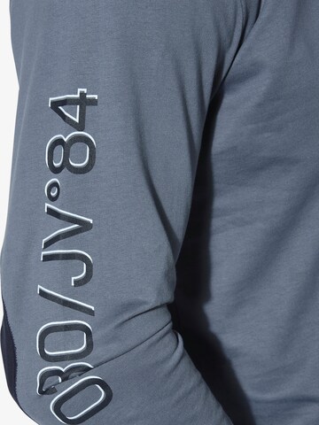 Jan Vanderstorm Sweatshirt 'Jordebenk' in Blauw