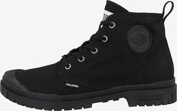 Bottines à lacets Palladium en noir : devant