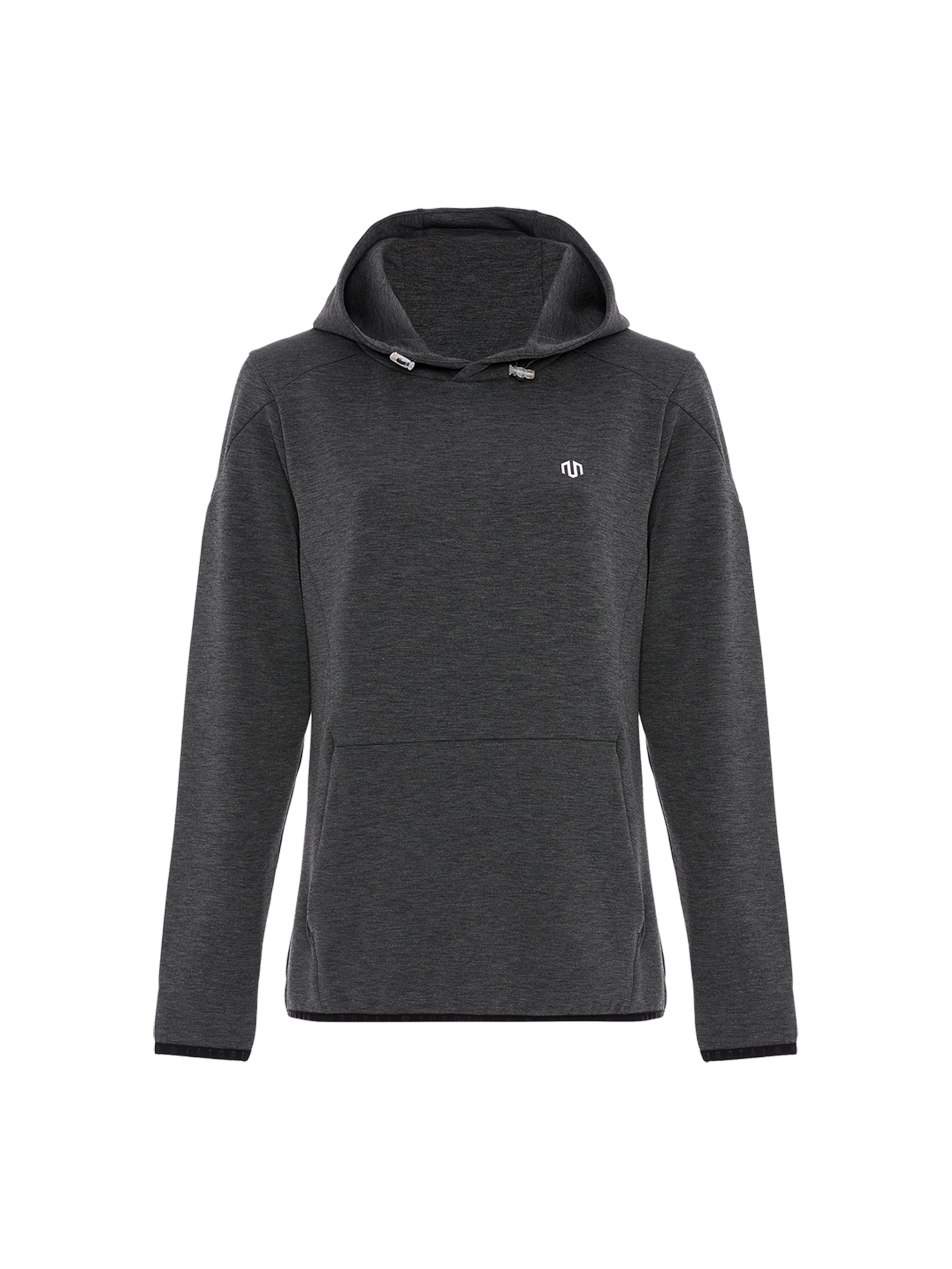 Felpa sportiva 'Sakura' di MOROTAI in grigio: frontale