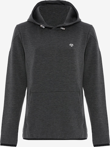 MOROTAI Urheilullinen collegepaita 'Sakura' värissä harmaa: etupuoli