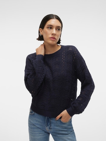 VERO MODA Sweter 'ARLET' w kolorze niebieski: przód